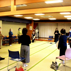 先月のお教室にて