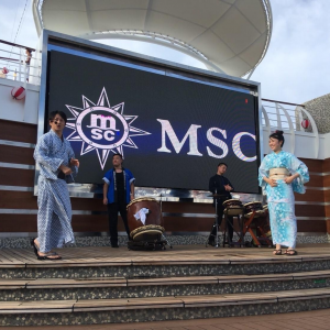 盆踊りイベントにて